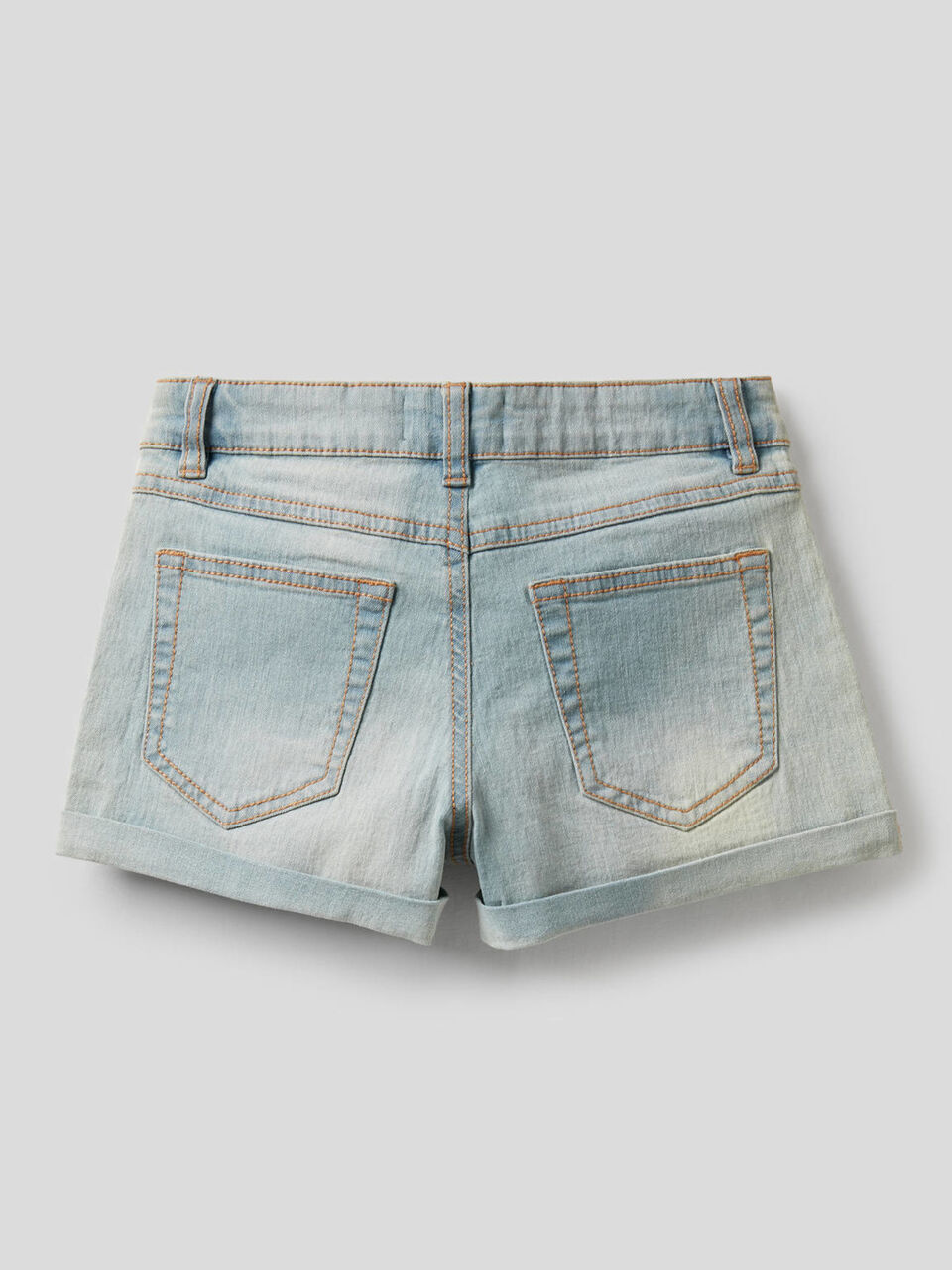 Shorts in cotone elasticizzato image number 2