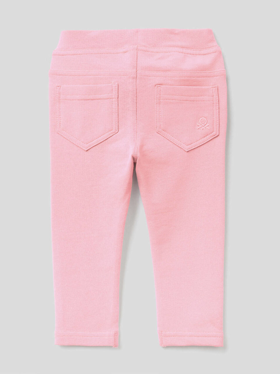 Stretch sweat fabric jeggings image number 2