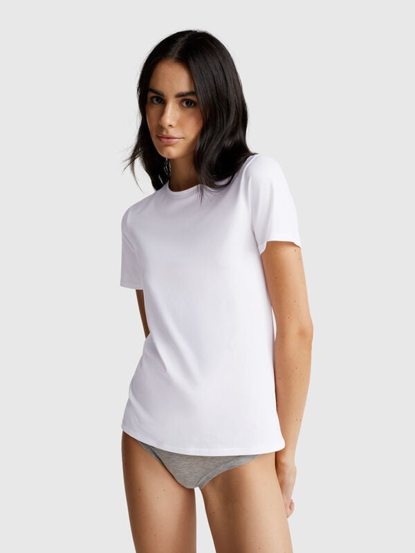 T-shirt in super stretch cotton Women