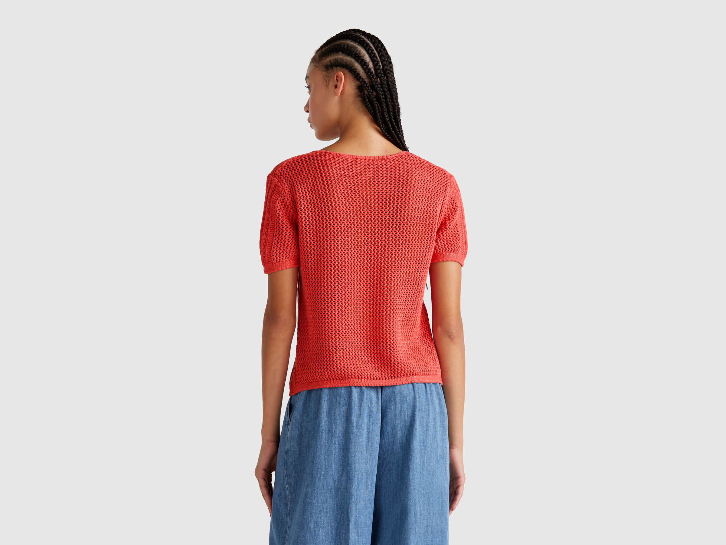 V NECK SWEATER H/S Damen image number 1