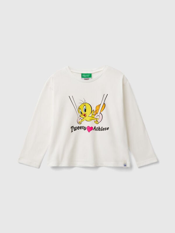 T-shirt ©Looney Tunes en coton bio chaud Filles