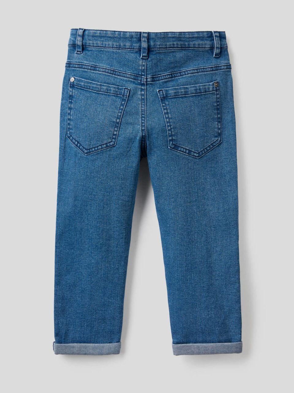 Jeans carrot in denim stretch image number 2