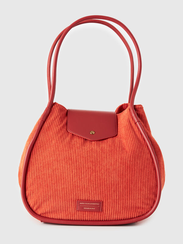 Samt-Einkaufstasche Damen