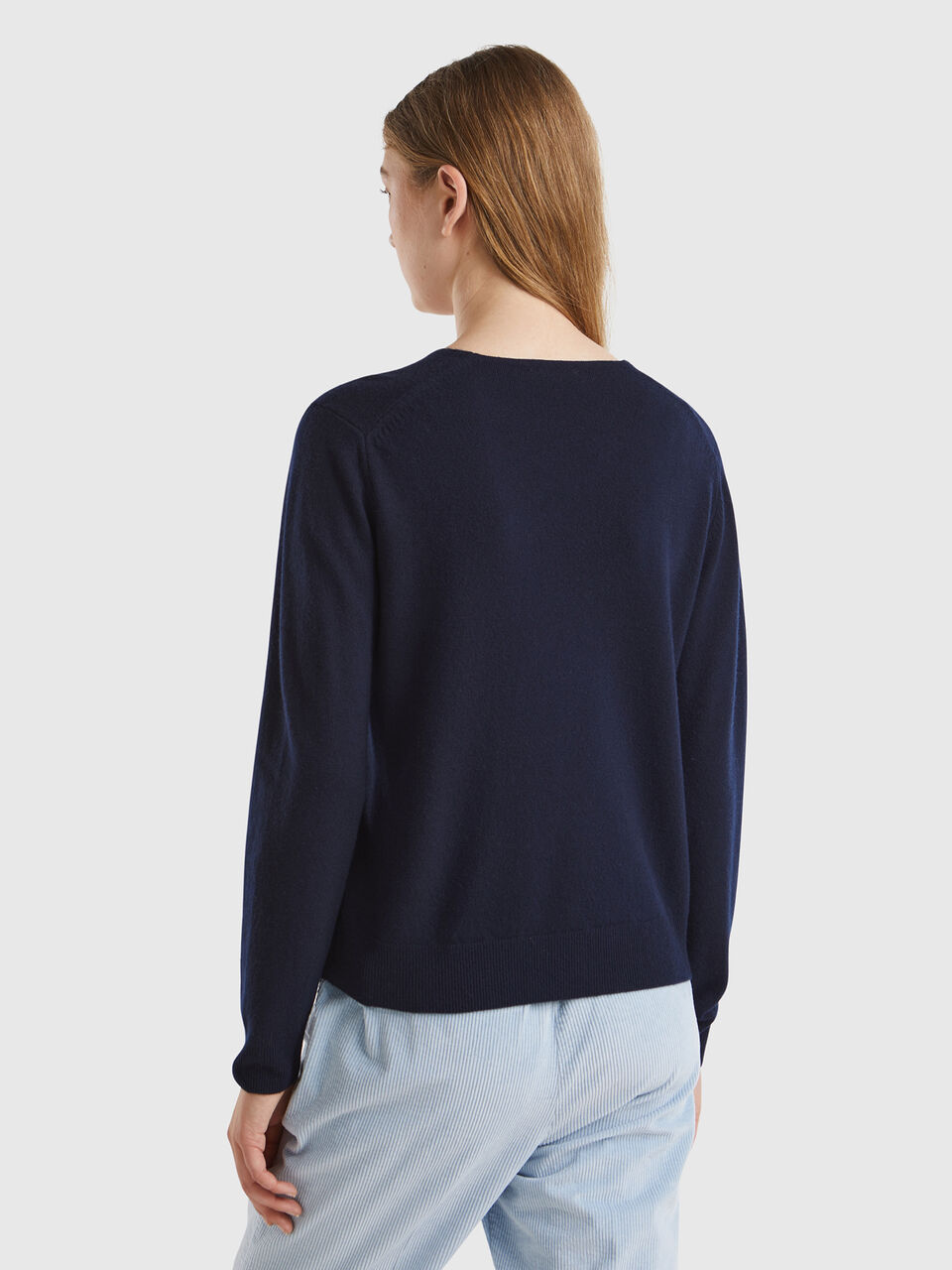 V NECK SWEATER L/S Damen image number null