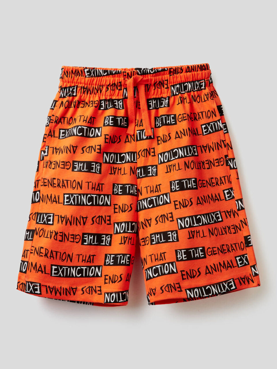 Printed 100% cotton bermudas image number 1