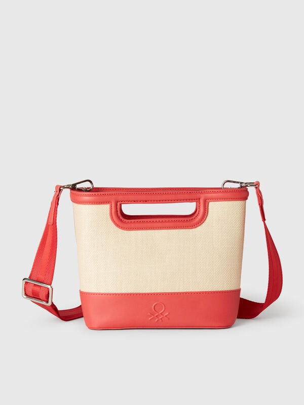 Cabas moyen en raphia Femme