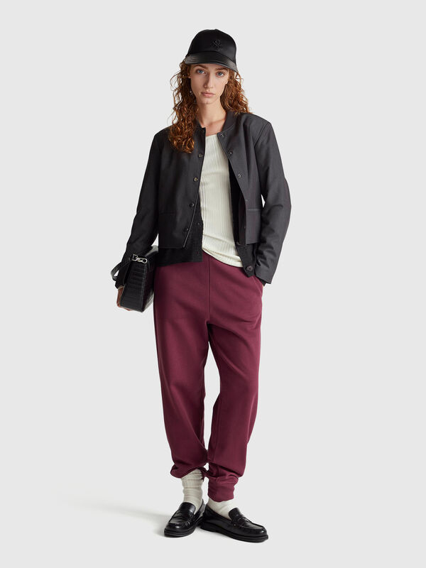 Veste en mélange de viscose extensible Femme