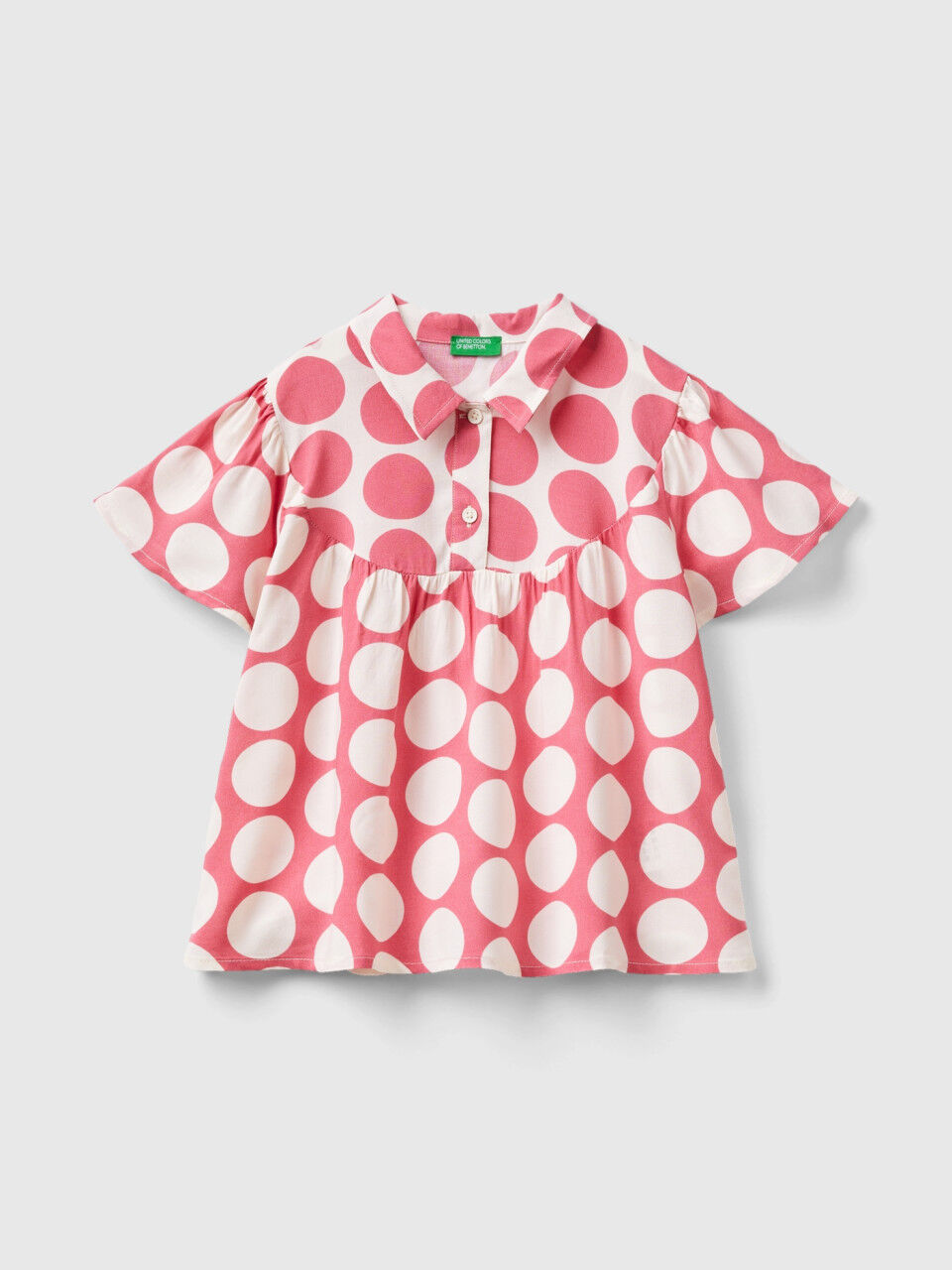 Kid Girls Shirts Collection 2023 Benetton