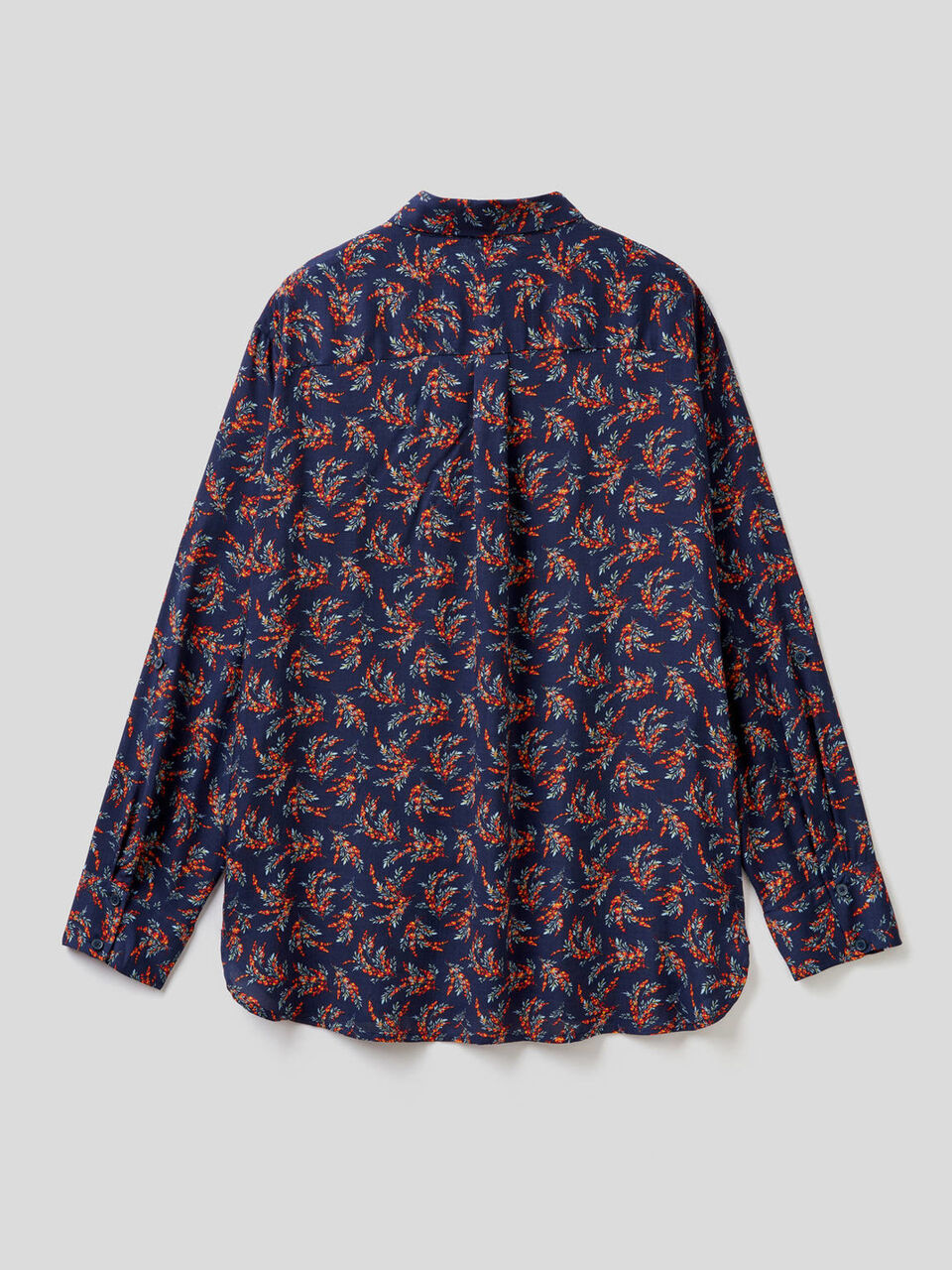 Fließende Bluse mit Musterprint image number 2
