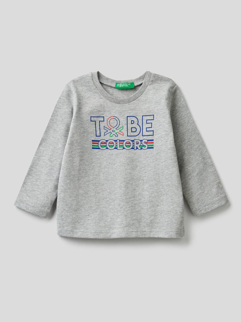 T-shirt manches longues en coton bio image number 1