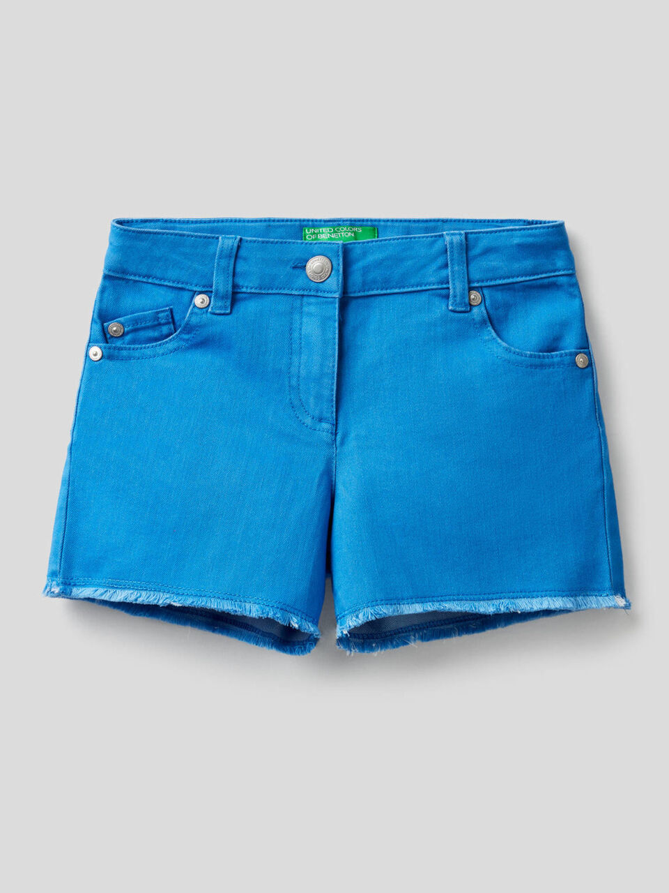 Short en mélange de coton stretch image number 1