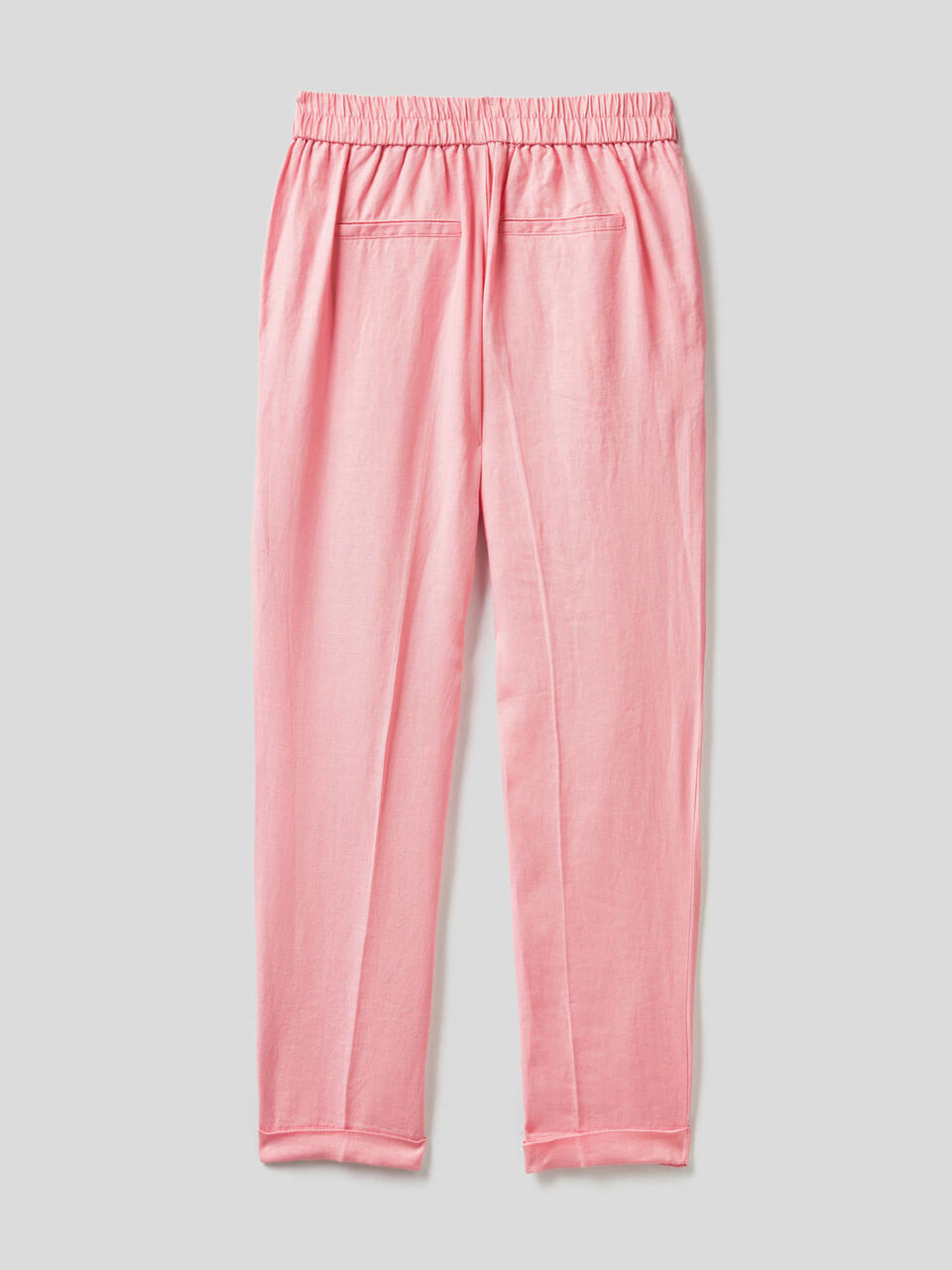Cropped-Hose aus 100% Leinen image number 2