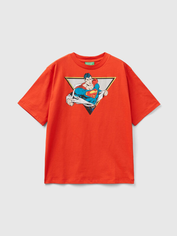 T-shirt ©&™ DC Comics Superman rossa Bambino