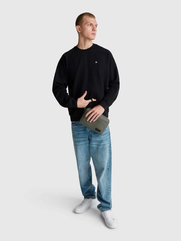Sweatshirt mit Logo-Patch Herren