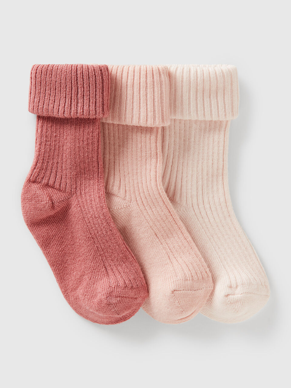 KNITTED SOCKS 3 PAIR Newborn image number 1
