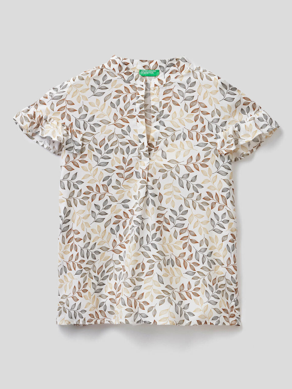 Blusa fantasia con rouches image number 1