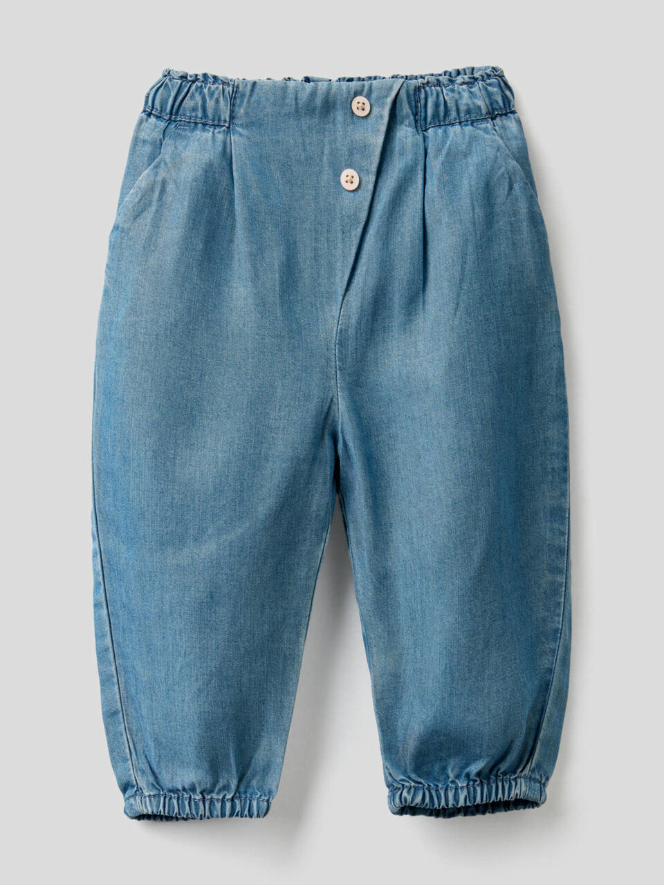Pantaloni con vita arricciata image number 1