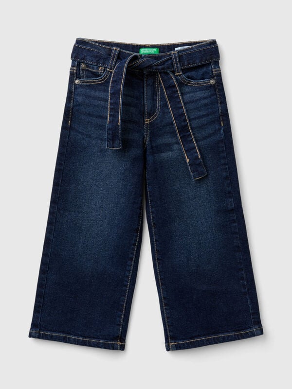 Jeans wide fit in denim "Eco-Recycle" Bambina