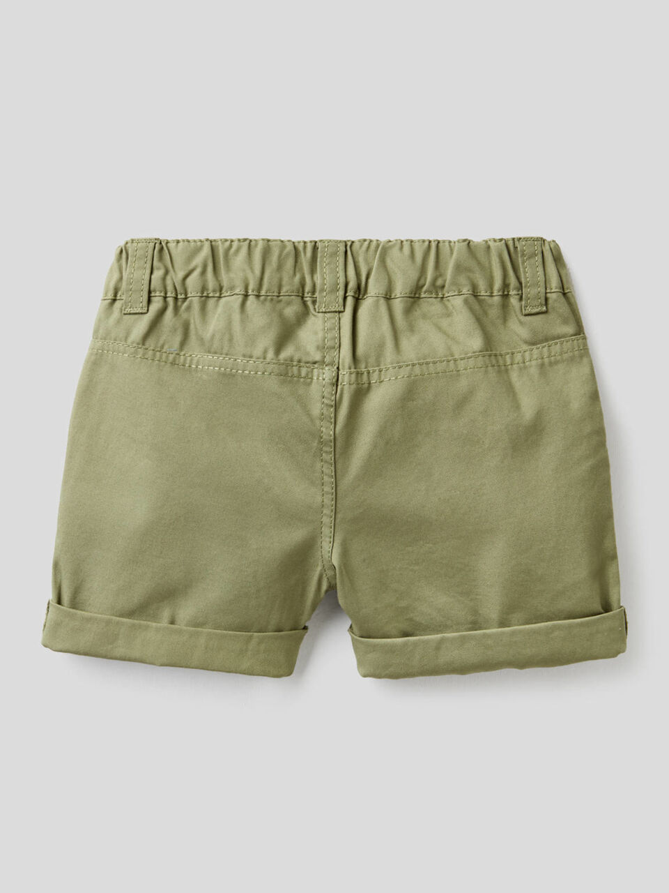 Bermudas in pure cotton canvas image number 2