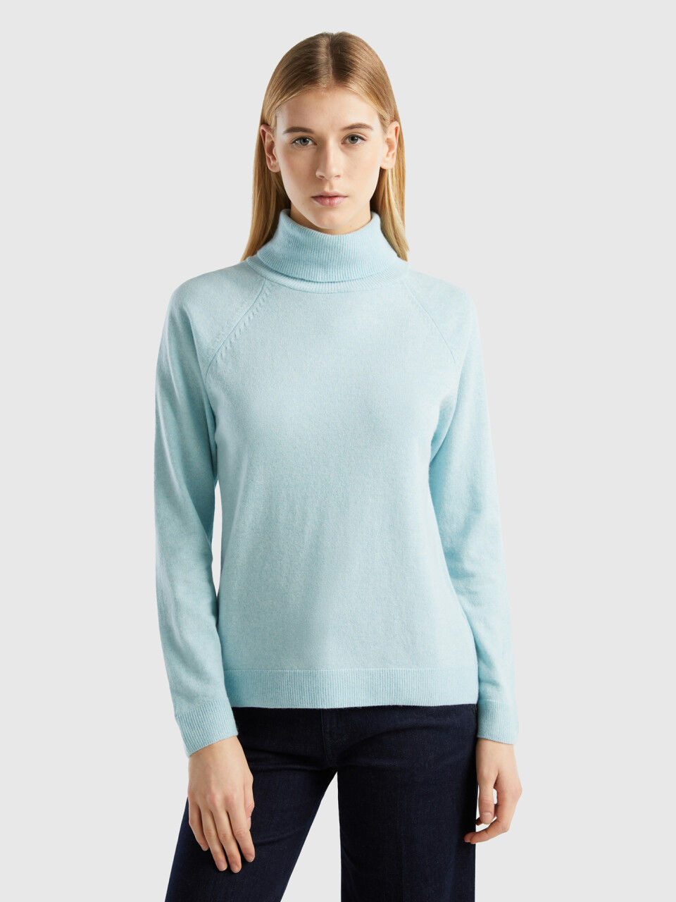 Aqua turtleneck new arrivals