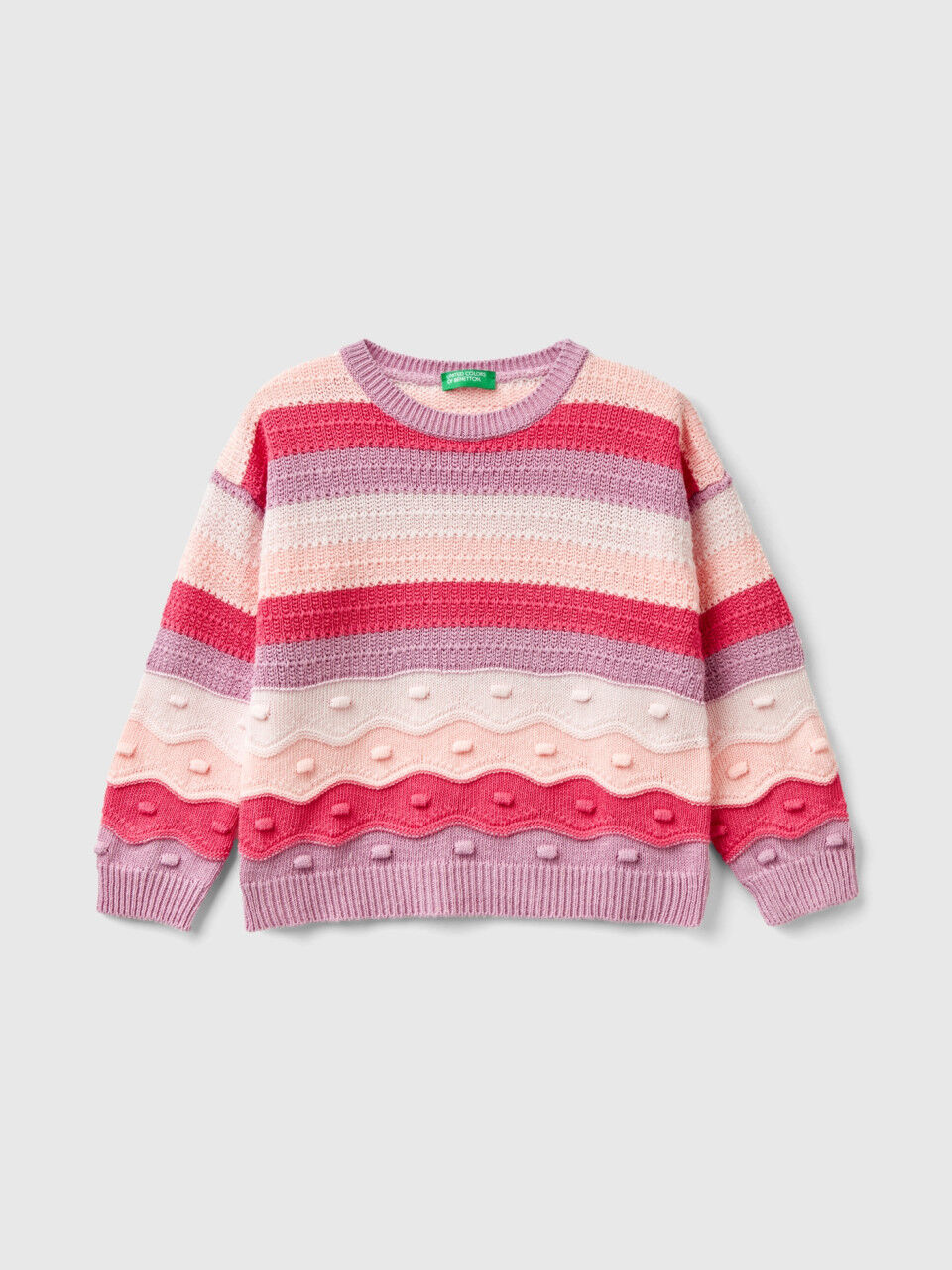 Kid Girls Sweaters and Knitwear Collection 2023 Benetton
