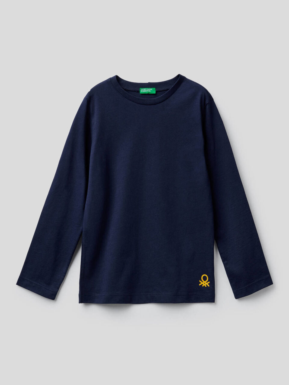 T-shirt manica lunga in cotone biologico image number 1