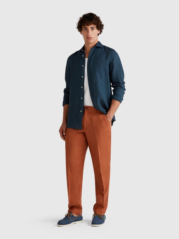 Chinos aus reinem Leinen Herren