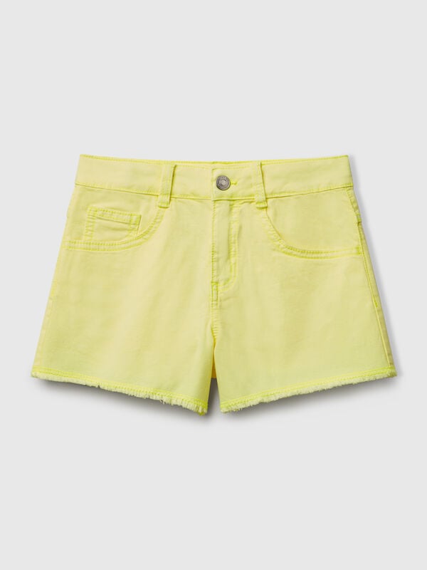 Shorts mit fünf Taschen Mädchen