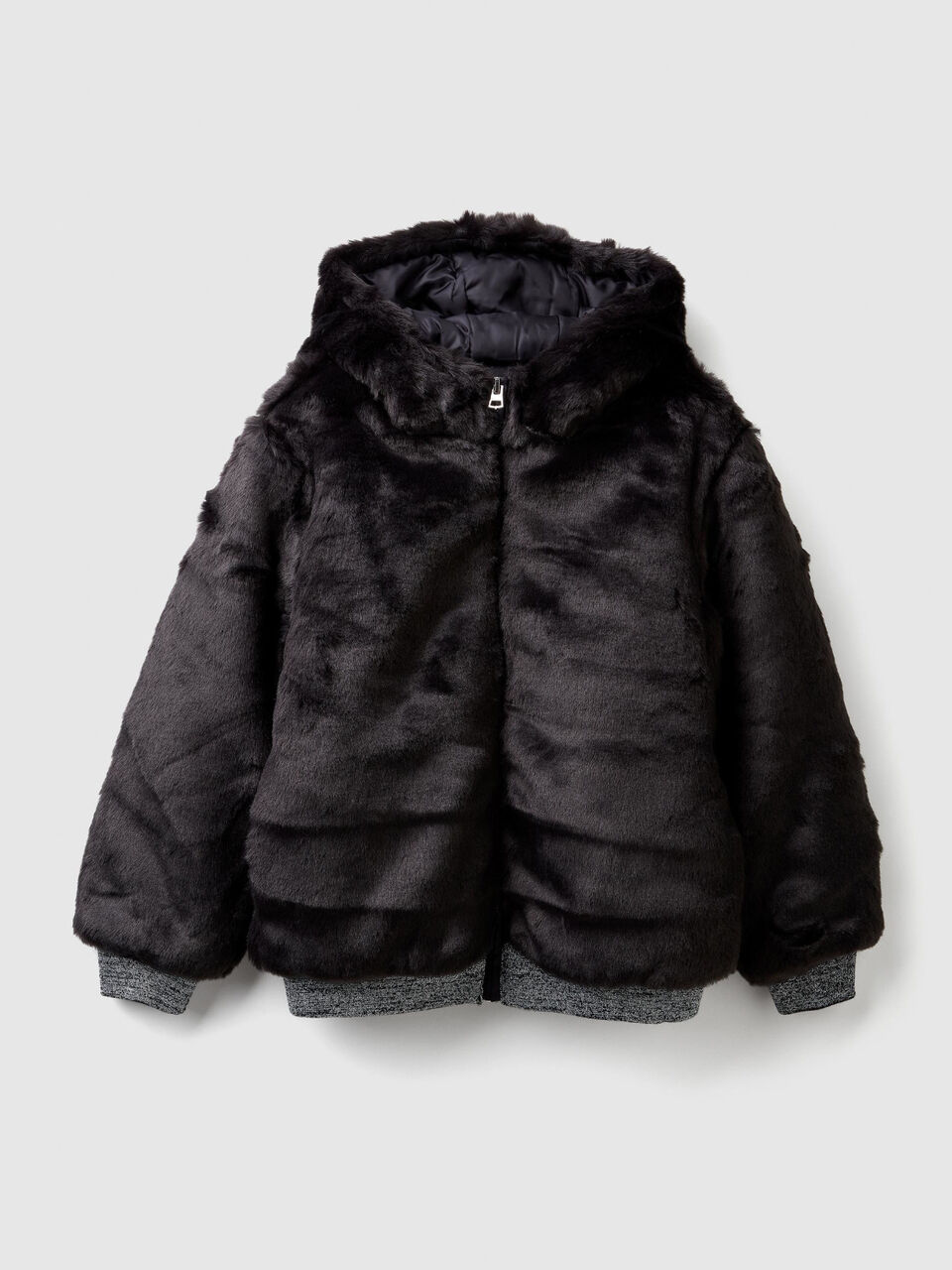 Jacke aus Fellimitat image number 1