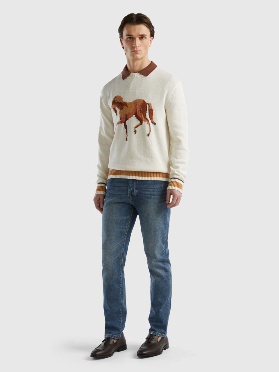 Benetton maglione cavallo online