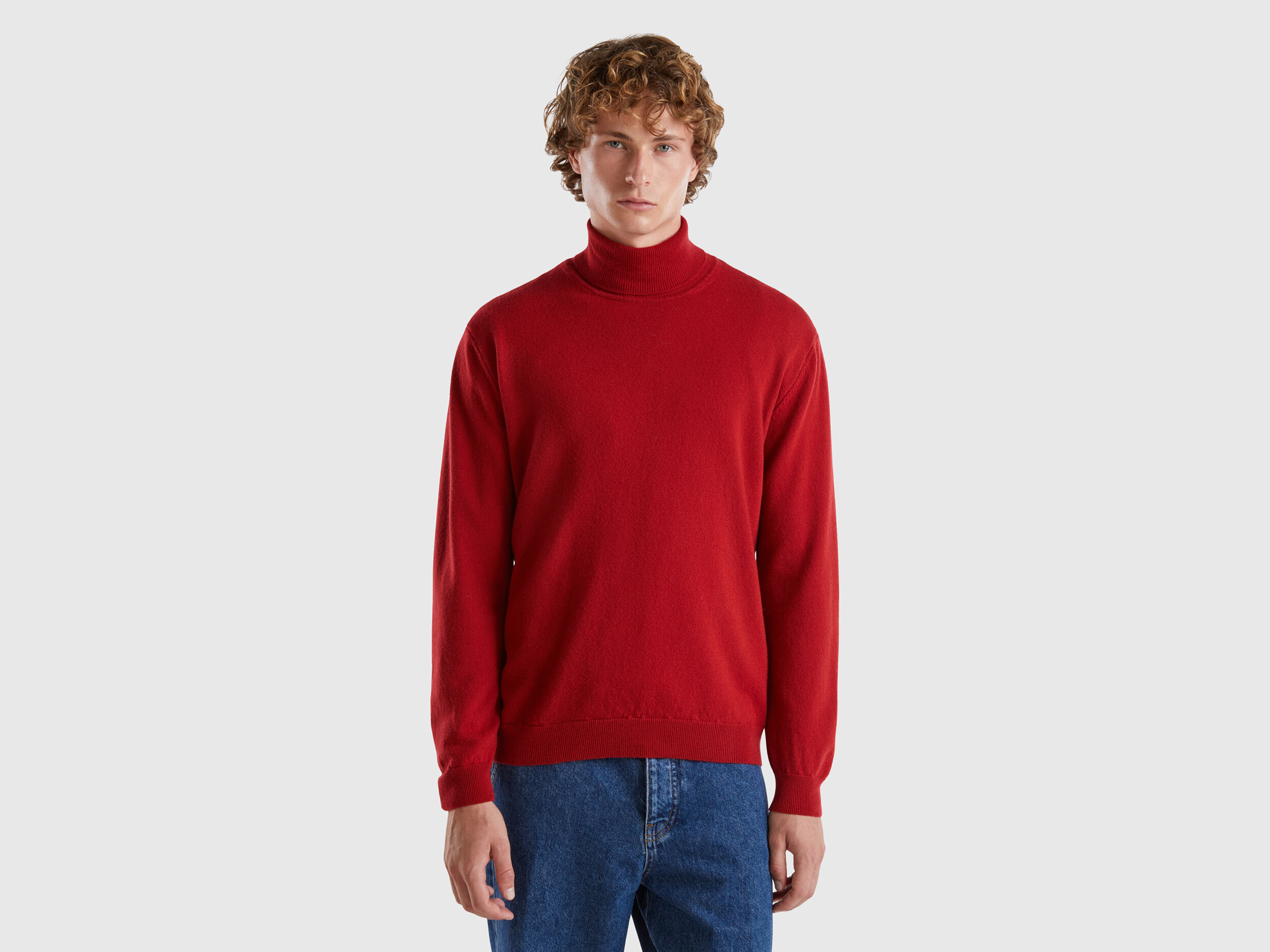 Mens turtleneck red store