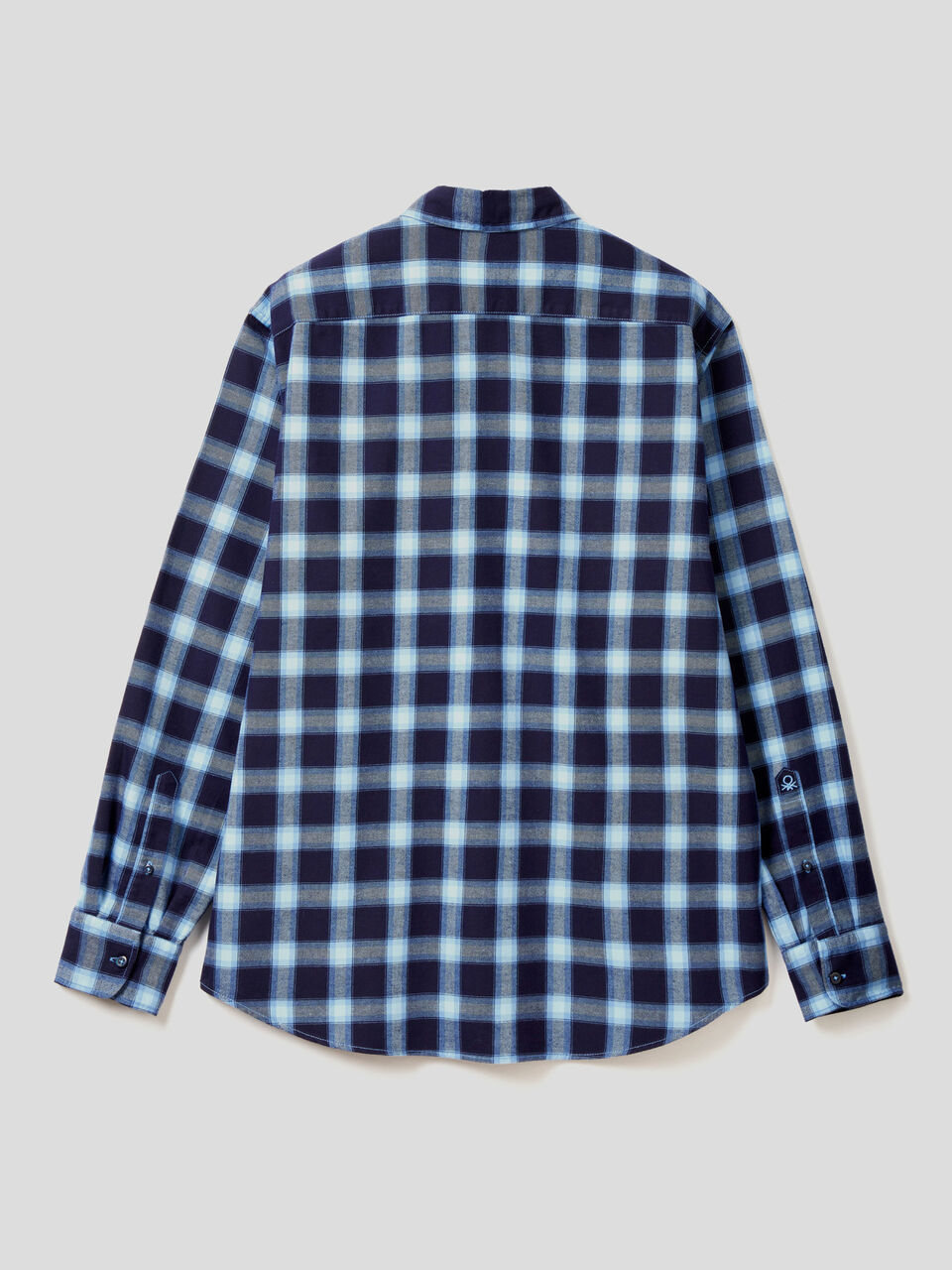 Camicia in flanella a quadri image number 2