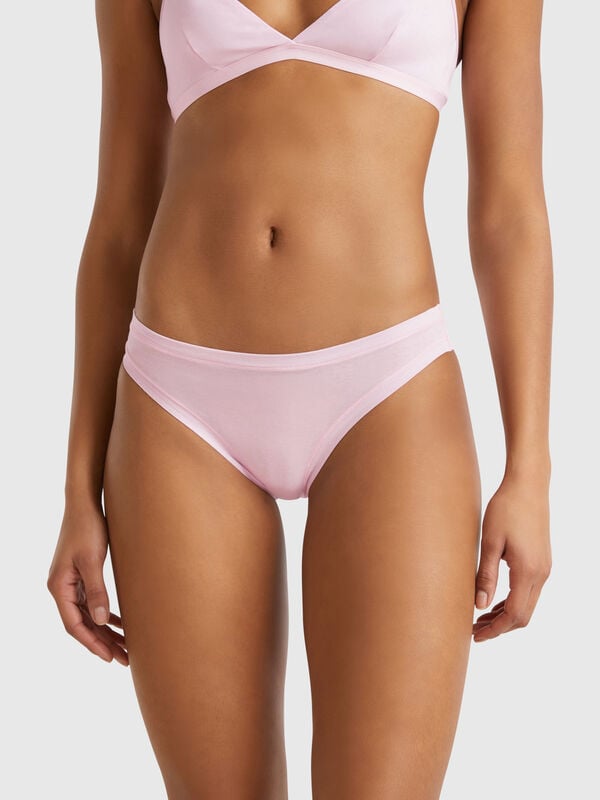 Tief sitzender Slip aus superelastischer Baumwolle Damen