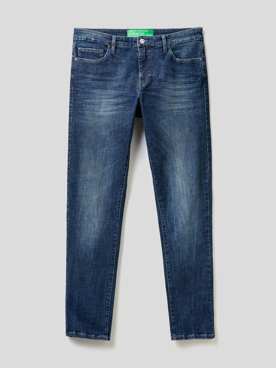 Straight-Fit-Jeans aus stretchiger Baumwolle image number 1