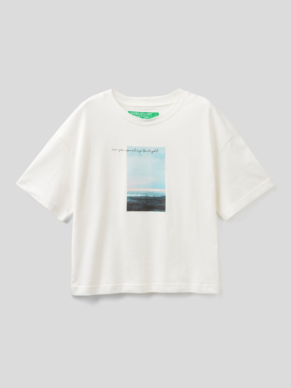 100% cotton t-shirt with print image number 1