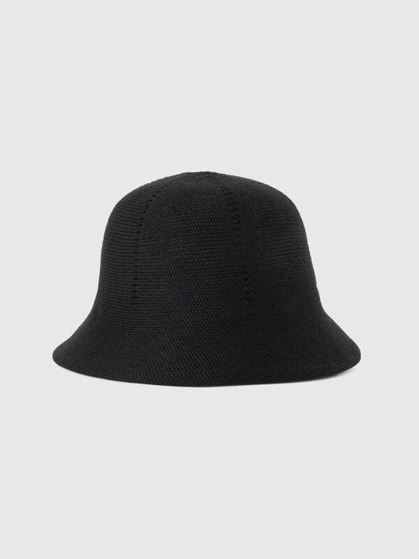 Chapeau cloche noir Femme