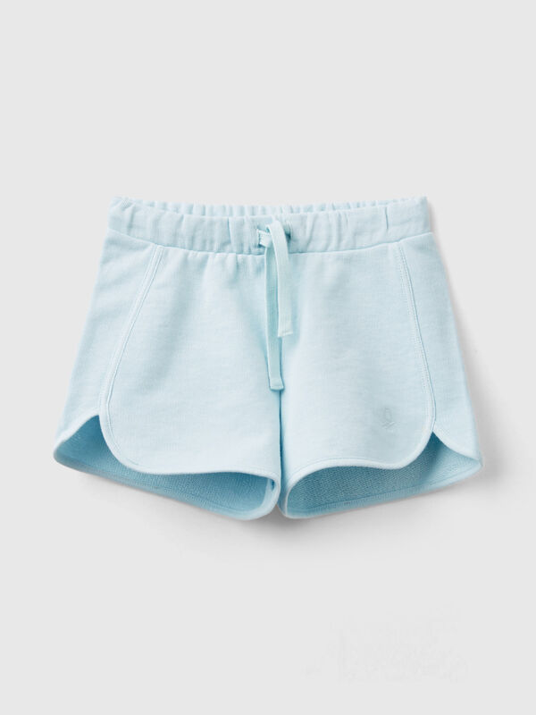 100% Organic Cotton Bike Shorts for Girls - Denim Blue