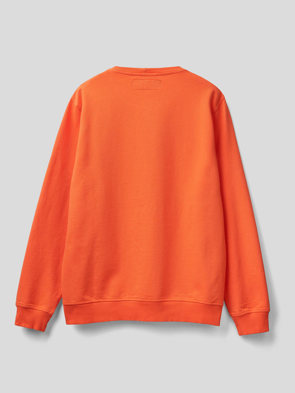 Sweatshirt in 100% organic cotton with print image number 2