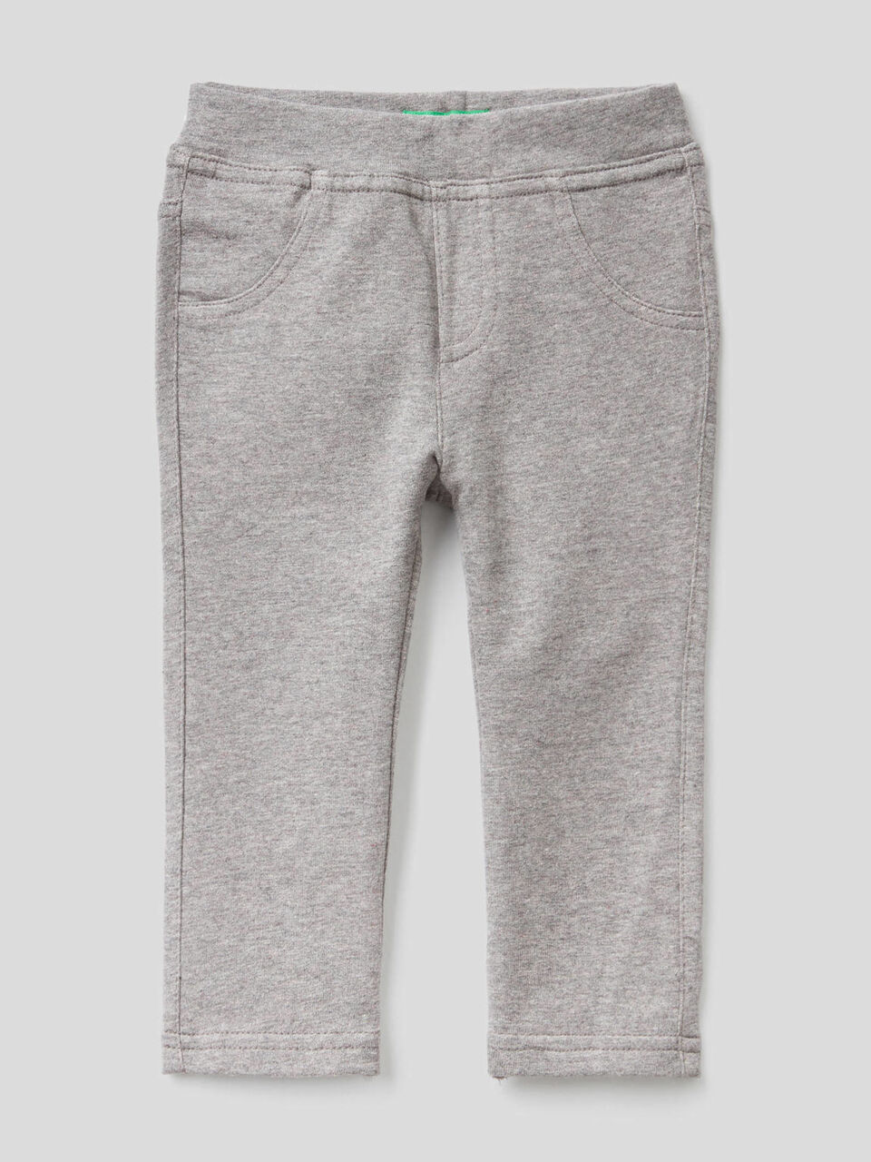 Stretch sweat fabric jeggings image number 1
