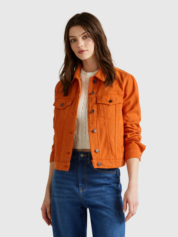 Veste en jean cavalier Femme