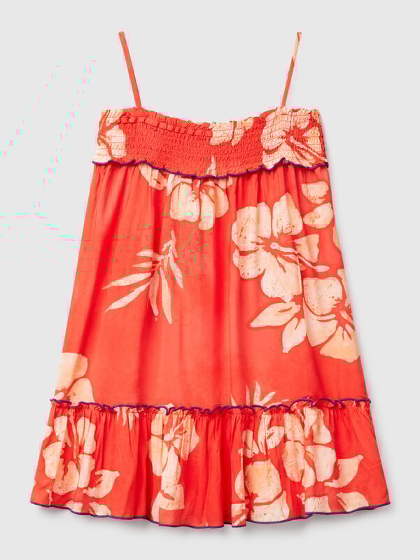 Robe fluide à imprimé fleuri Filles