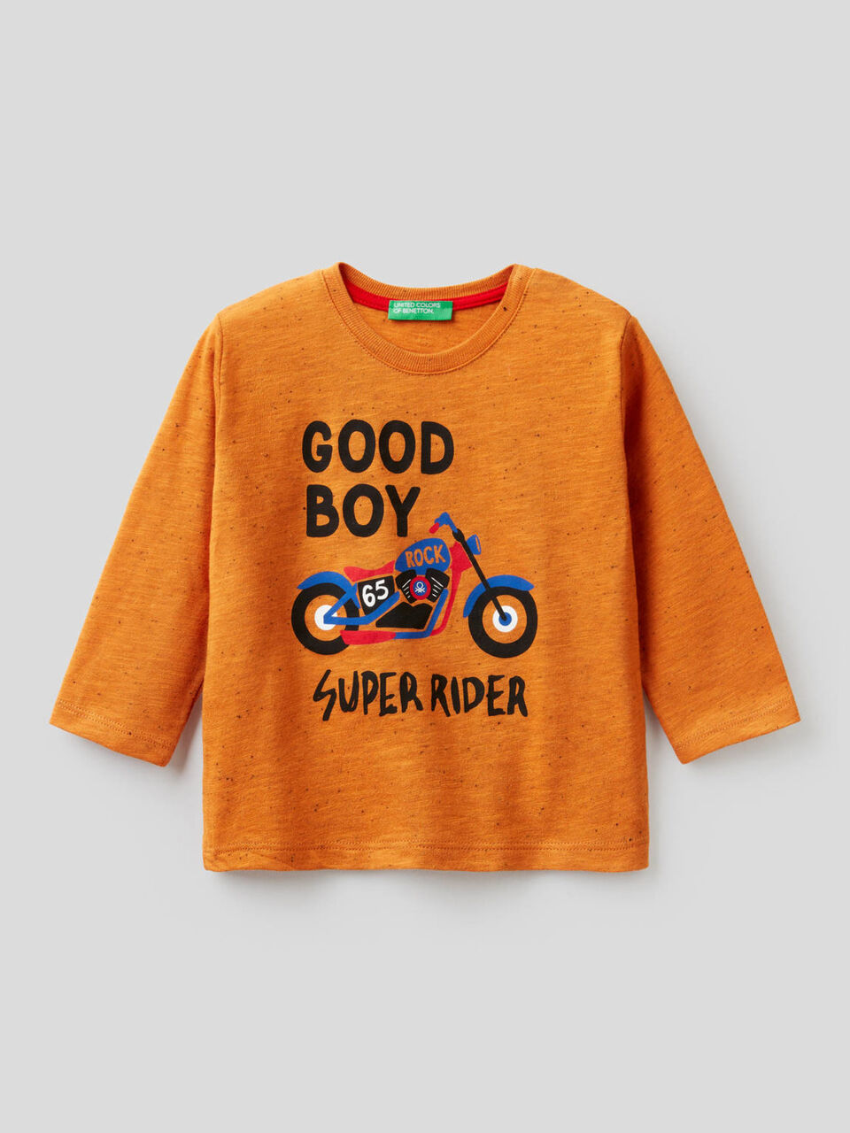 T-shirt con stampa in misto cotone image number 1
