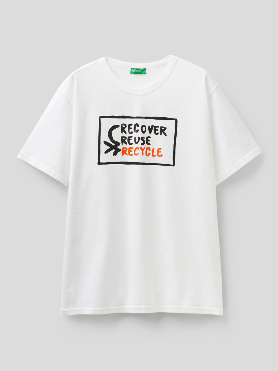 T-shirt 100% cotone biologico con stampa image number 1