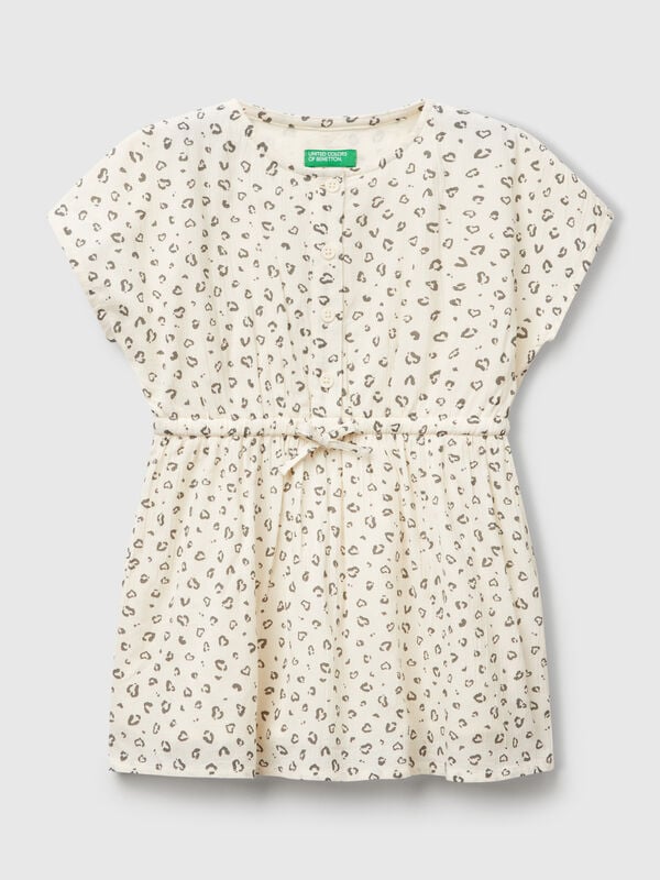 Dress with animal print Junior Girl