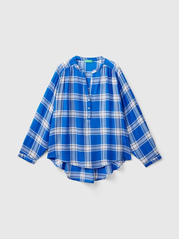 Flowy check shirt Women