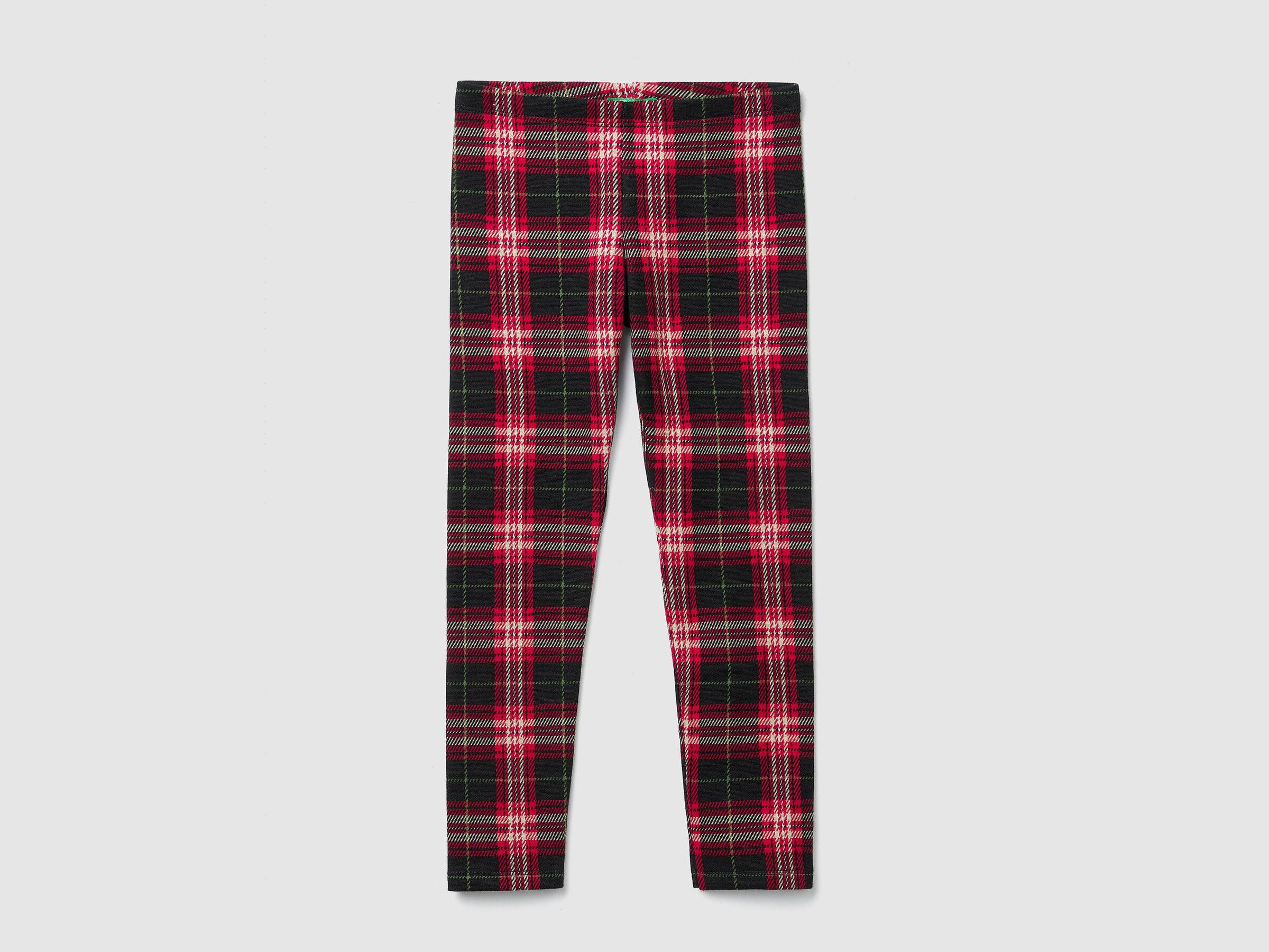 Leggings a quadri jacquard image number null