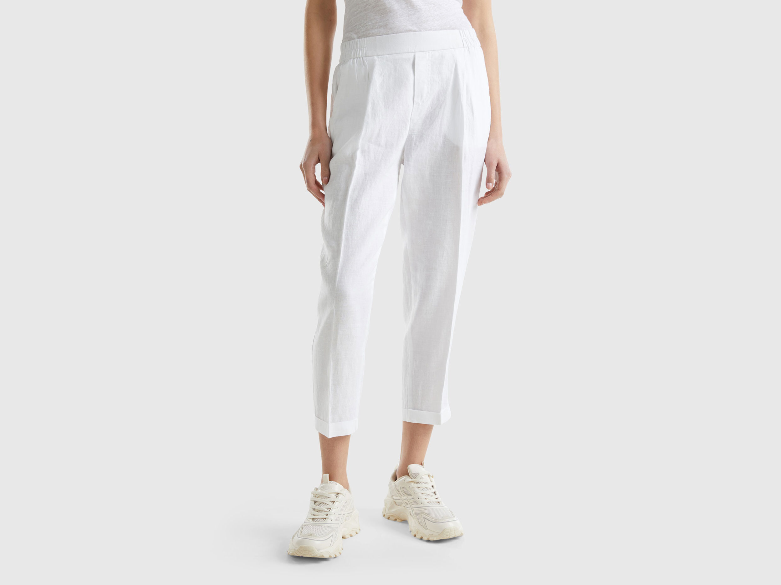 Abbigliamento in Lino Donna Pantaloni Giacche Vestiti
