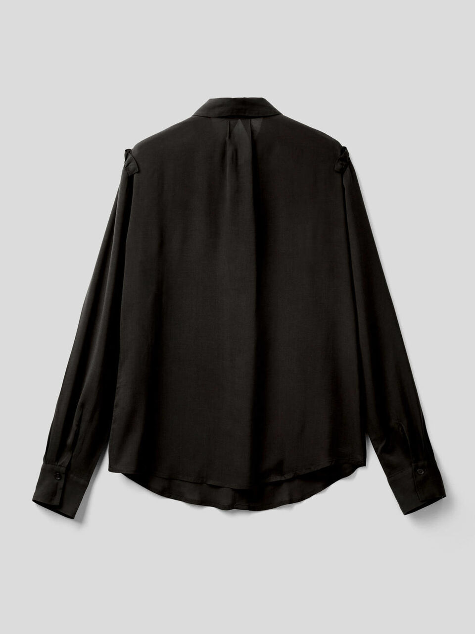 Camicia fluida con rouches image number 2