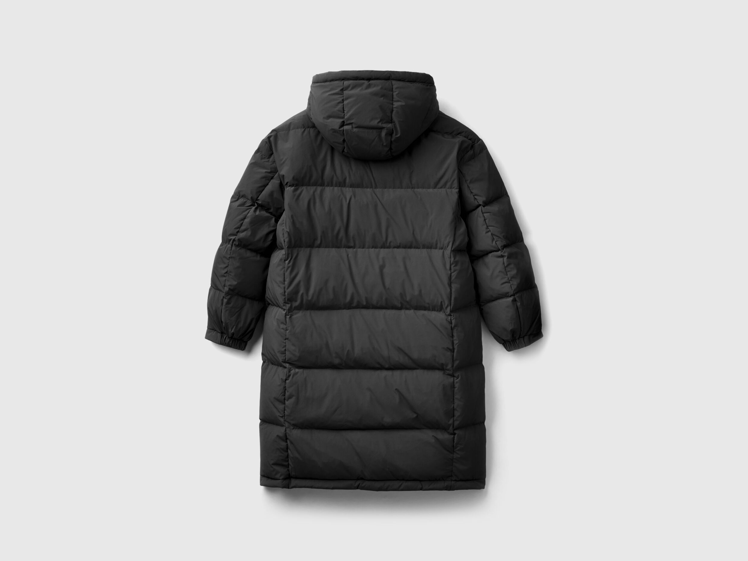 Longline duvet jacket with hood benetton online