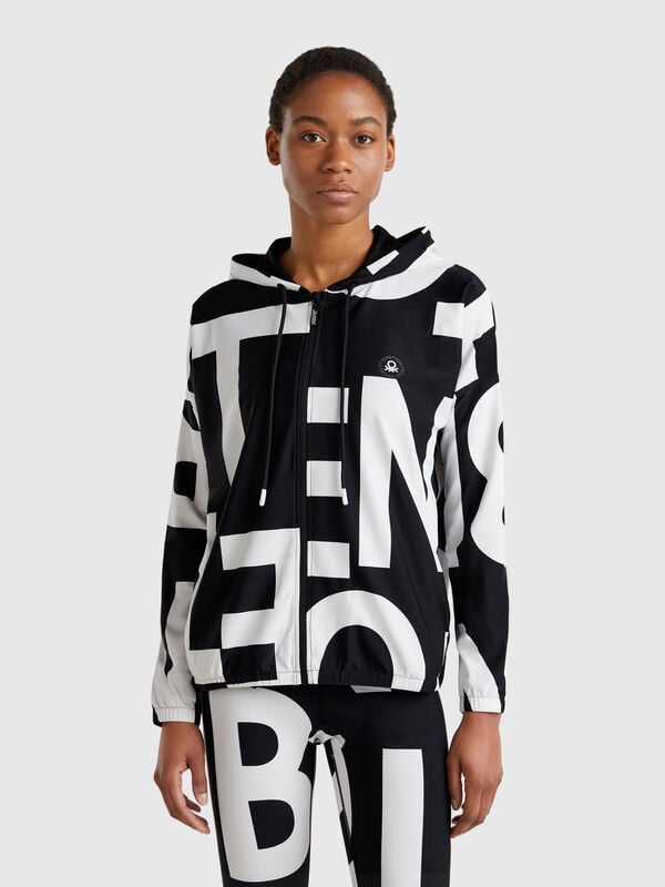 Sporty sweatshirt with logo print Women
